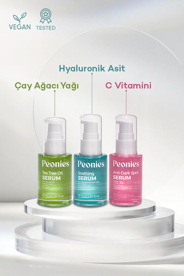 ÜÇLÜ SERUM SETİ (Özel Tasarım Kutu Hediyeli)
